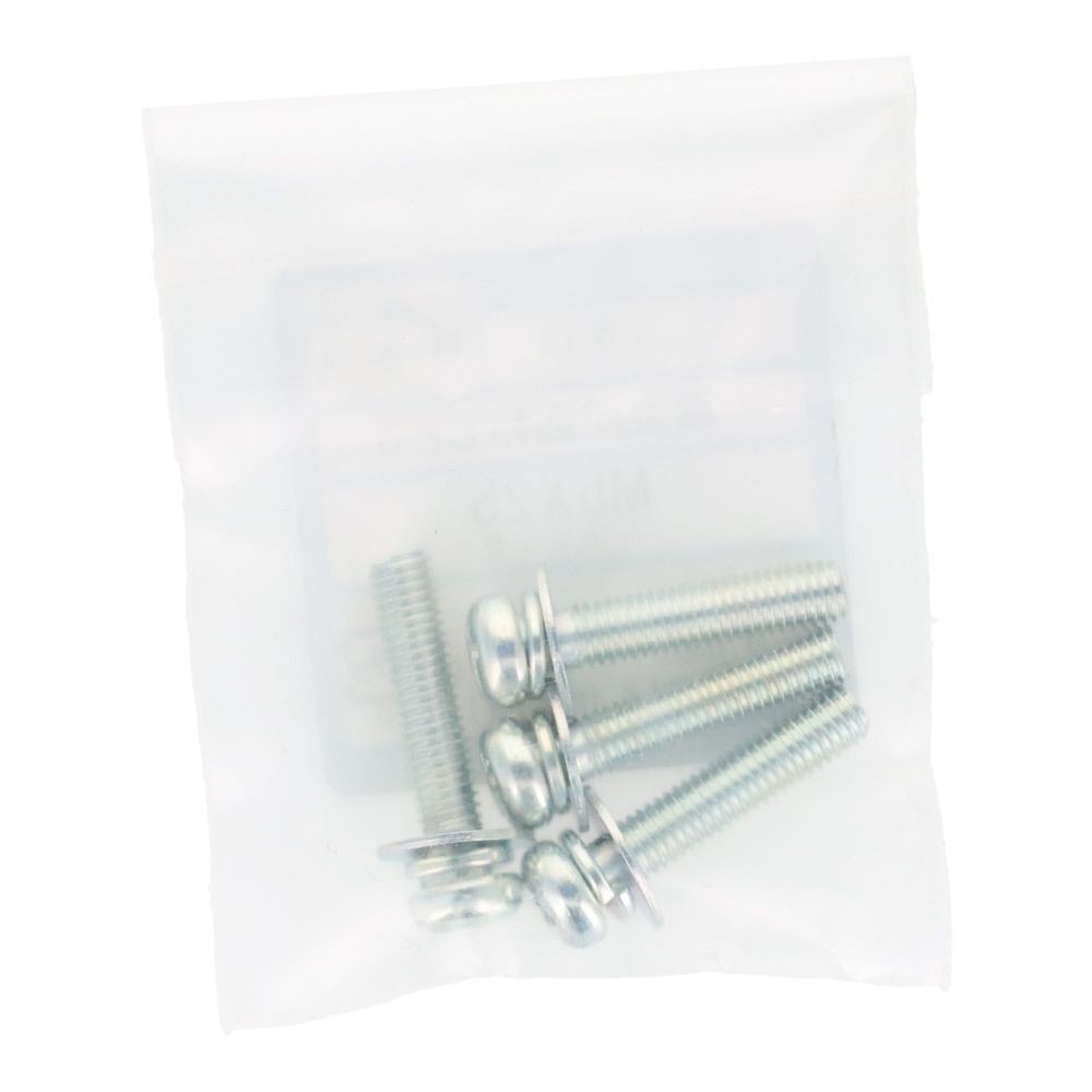 座金組込ねじ　Ｐー３　ユニクロ　Ｍ５&times;２５　４本入, ねじ, M5&times;25