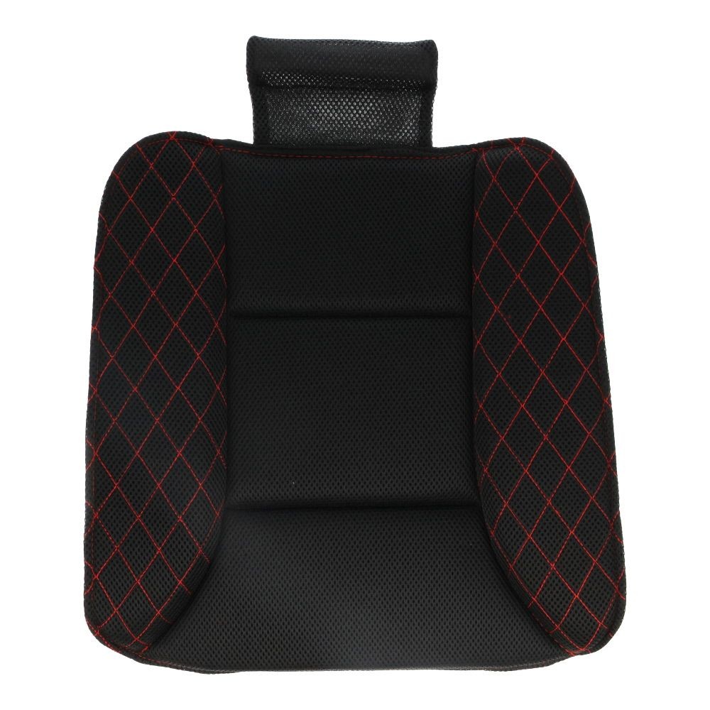 ＶＥＳＳＥＬ　キルトサポート　シングル　車用, 黒&times;赤, 45&times;45cm