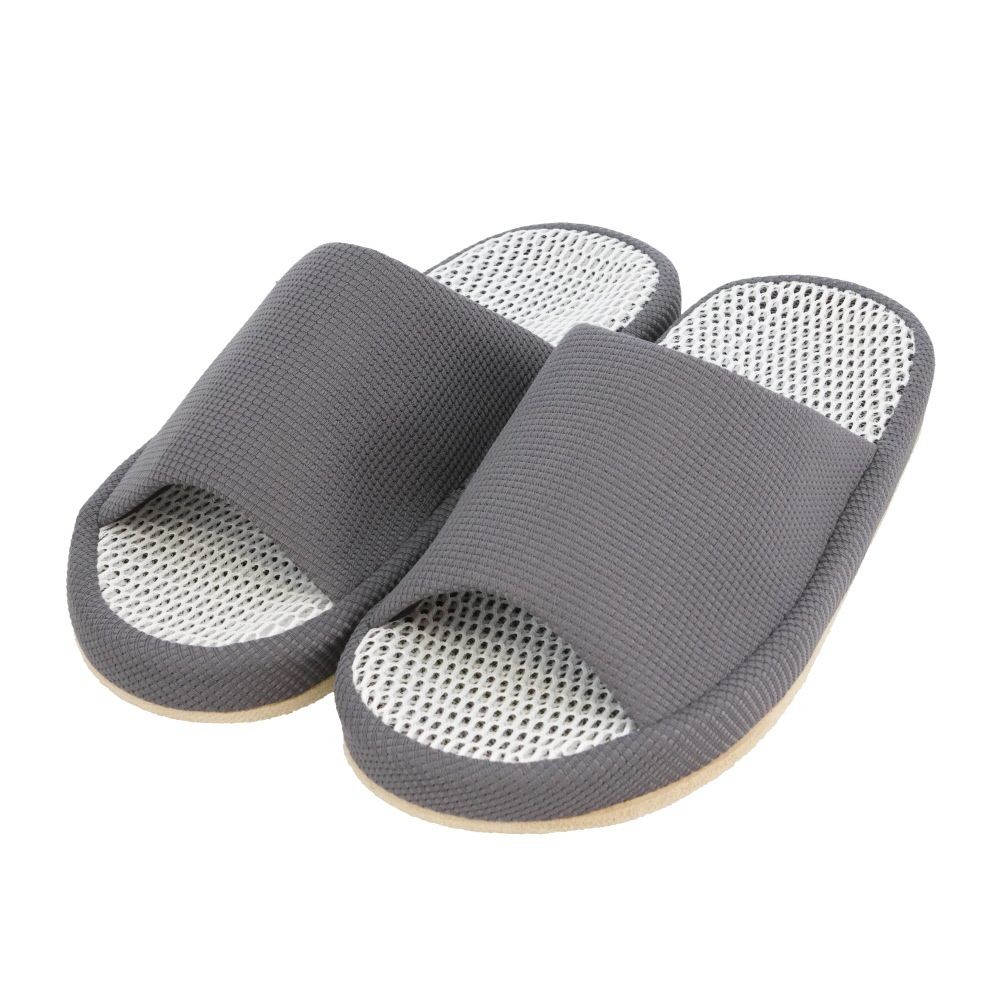 立体メッシュコンフォートスリッパ　ＧＹ　Ｌ, グレー, Lサイズ