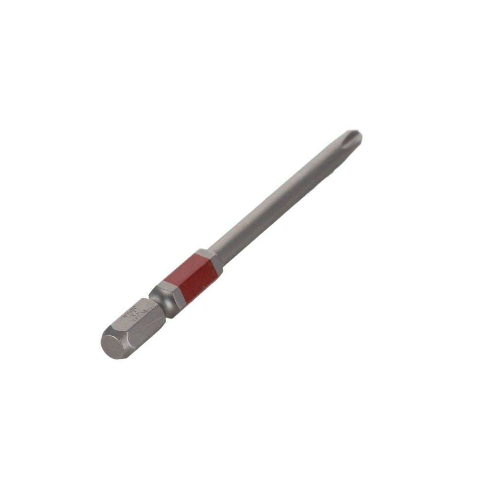 VESSEL 剛彩ビット 2本組 （片頭） ＋2&times;82mm, 赤, (＋)2&times;82mm