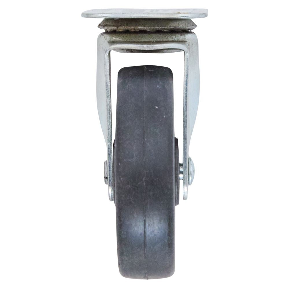 樹脂製　平台車　自在キャスター　７５ｍｍ, ブラック, 1個入り