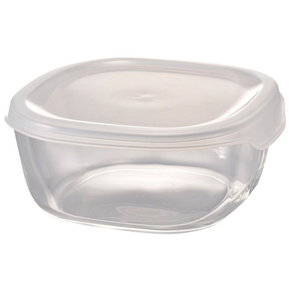 ハリオ　耐熱ガラス容器　角, その他カラー１, 250ml