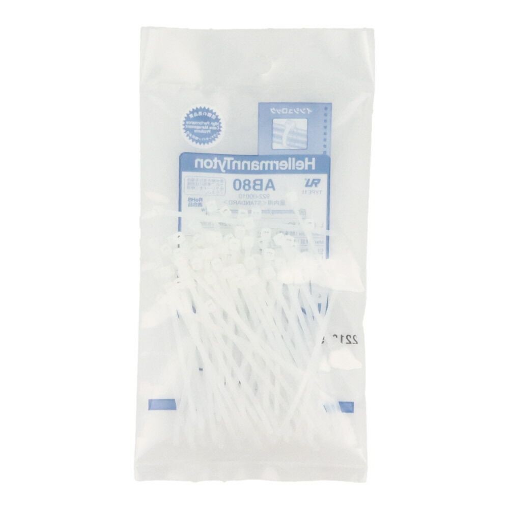 TYTON　ABタイ　幅2.2×長さ80mm　屋内用, 乳白, 100本入