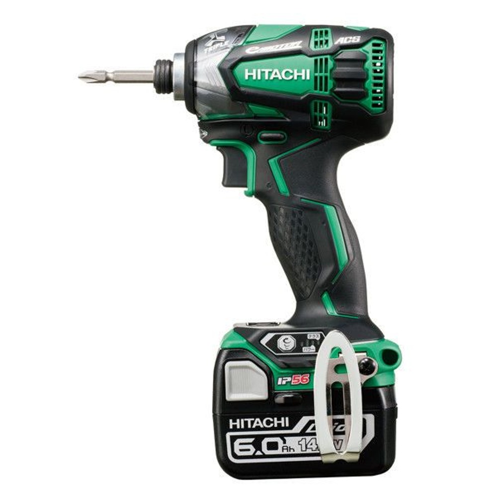 【現行品】HiKOKI（ハイコーキ） 14.4Vコードレスインパクトドライバ WH14DDL2(2LYPK)L, グリーン, 本体のみ