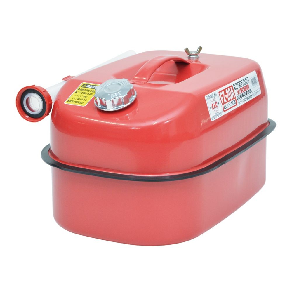 大自工業 ガソリン携行缶, 赤（5.0L）, 5.0L