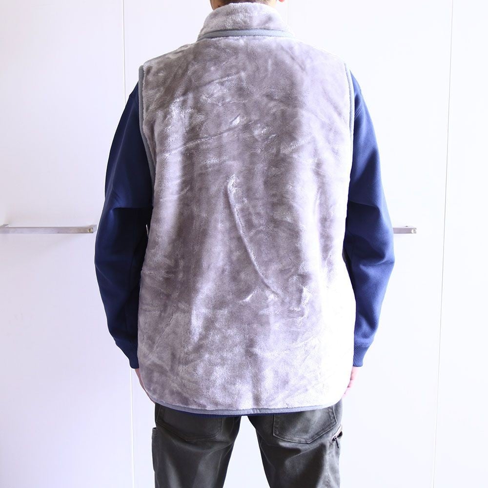 アクリルレーヨン混　ポンチョ　身幅６０&times;身丈７５ｃｍ　グレー, グレー, 身丈75cm