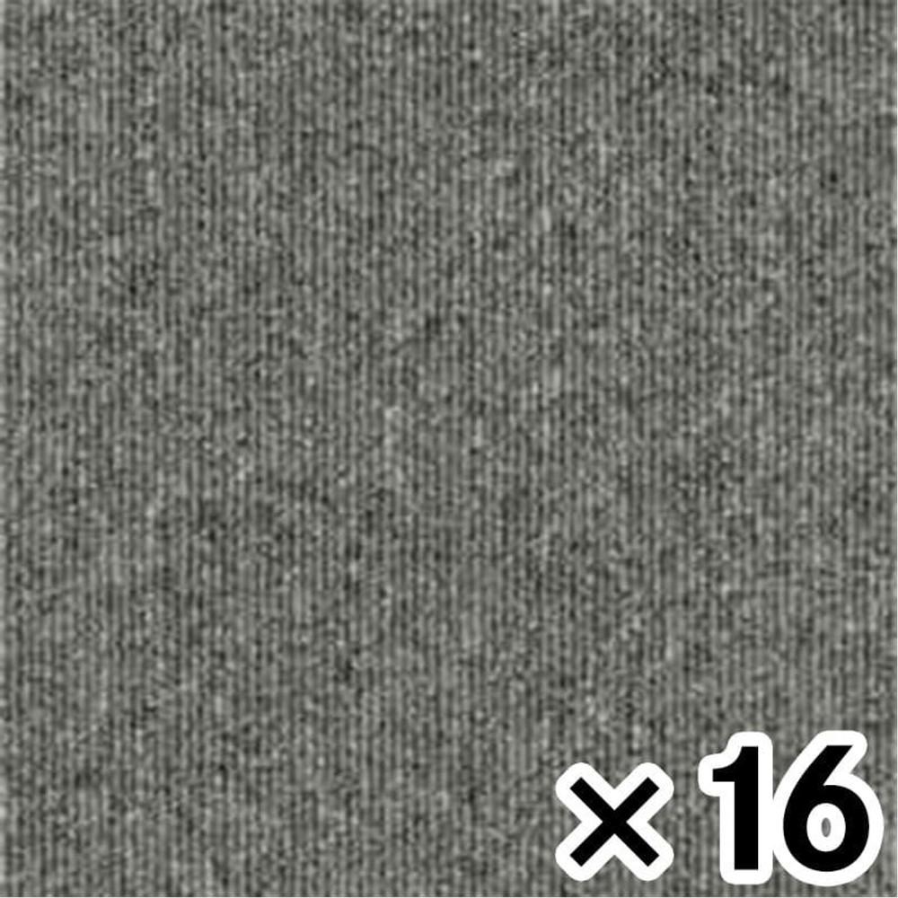 タイルカーペットＴＧ1707ーＨＣ01　ＷＧＹ(ホワイトグレー) ×16枚セット, ホワイトグレー, 約50×50cm
