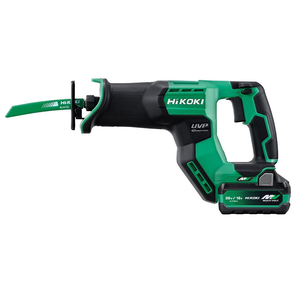 ハイコーキ　HIKOKI ３６Ｖセーバソー（蓄電池２個、充電器付き） CR36DMA (2XPZ), グリーン, CR36DMA (2XPZ)