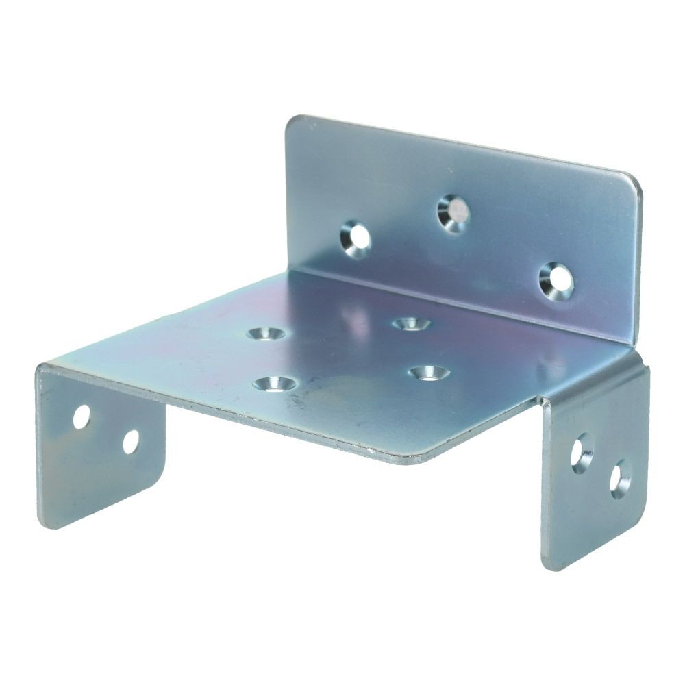 ２×４メッキ金具　中脚金具８０×７２, メッキ, 中脚