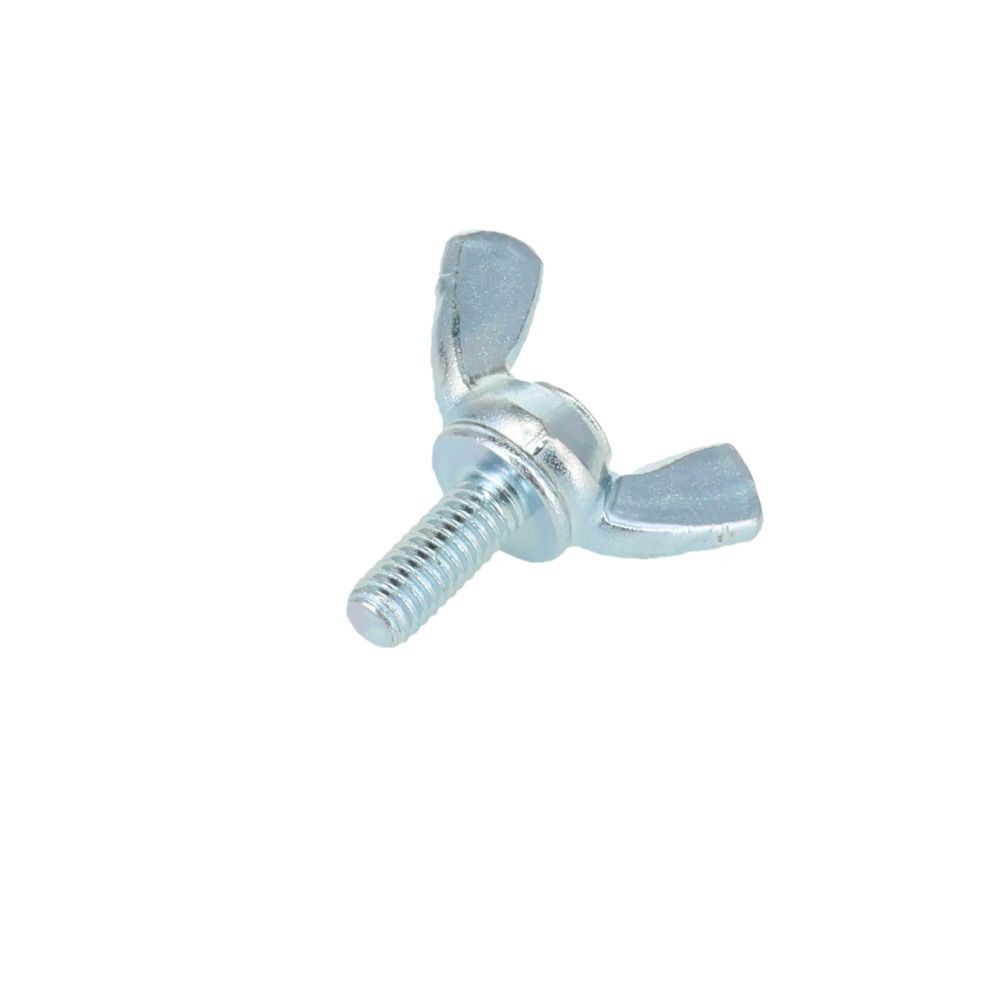 ＯＨＳＡＴＯ　ユニクロ　蝶ボルト　Ｍ４&times;１０, シルバー, M4&times;10mm