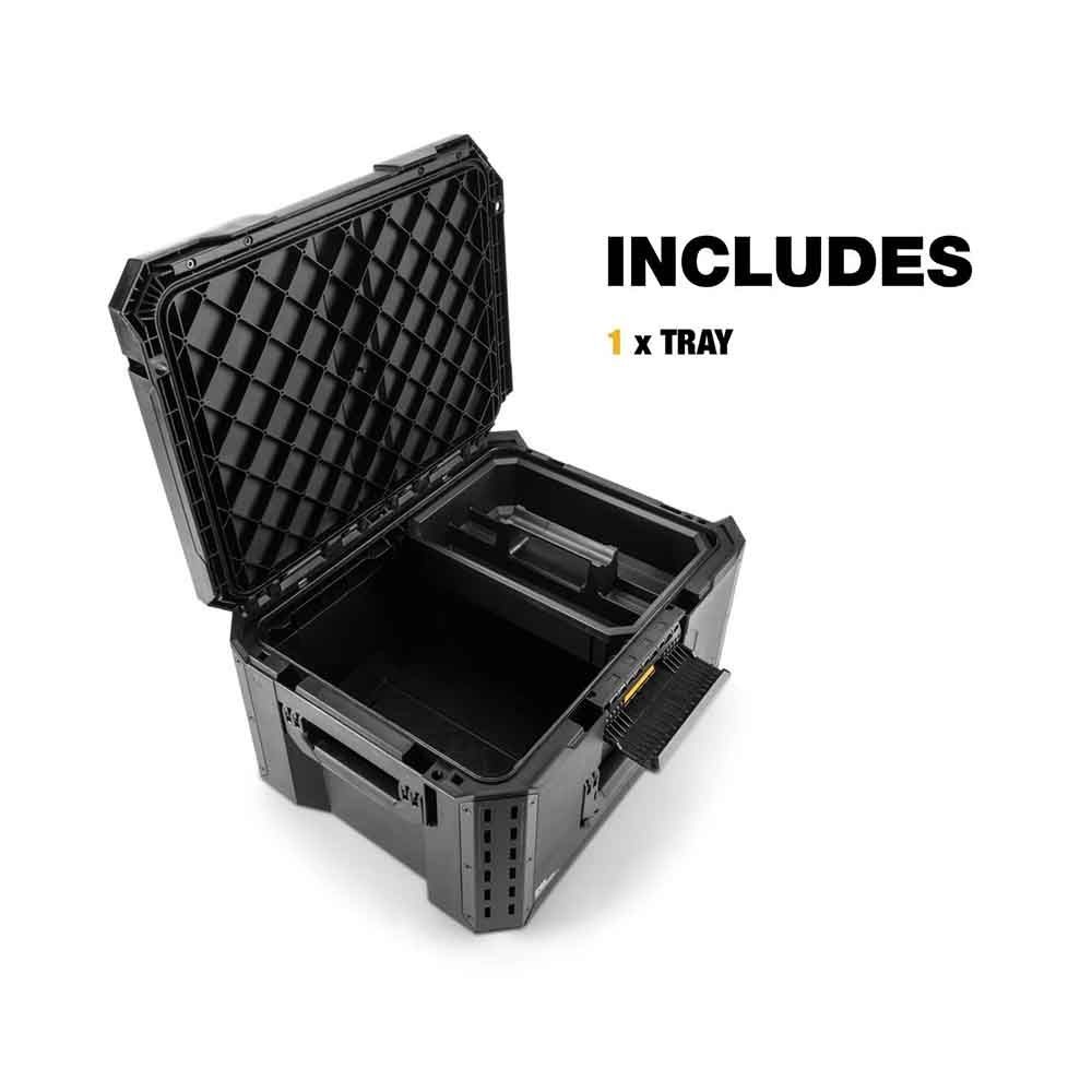 【数量限定】TOUGHBUILT（タフビルト）STACK TECH(スタックテック)　ツールボックス50, ブラック, TB-B1-B-50