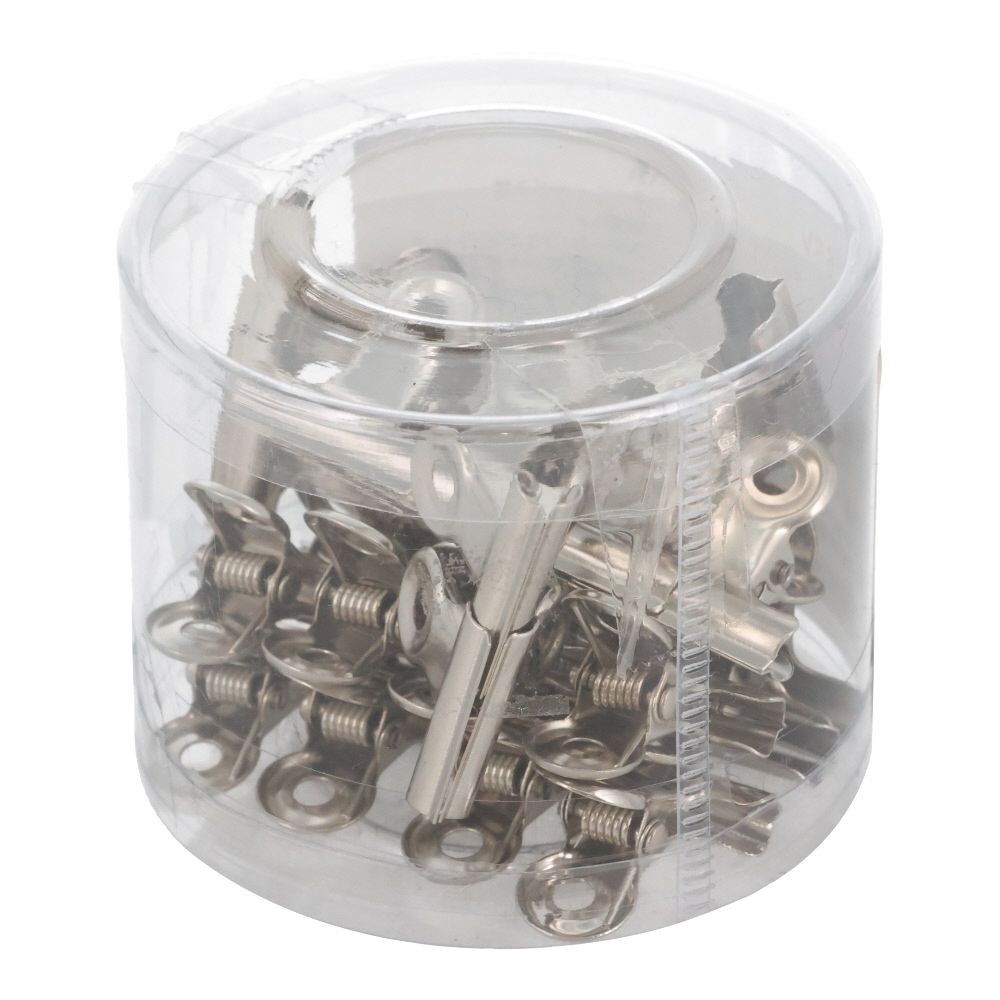 ベロス　目玉クリップ, シルバー（豆）, 豆