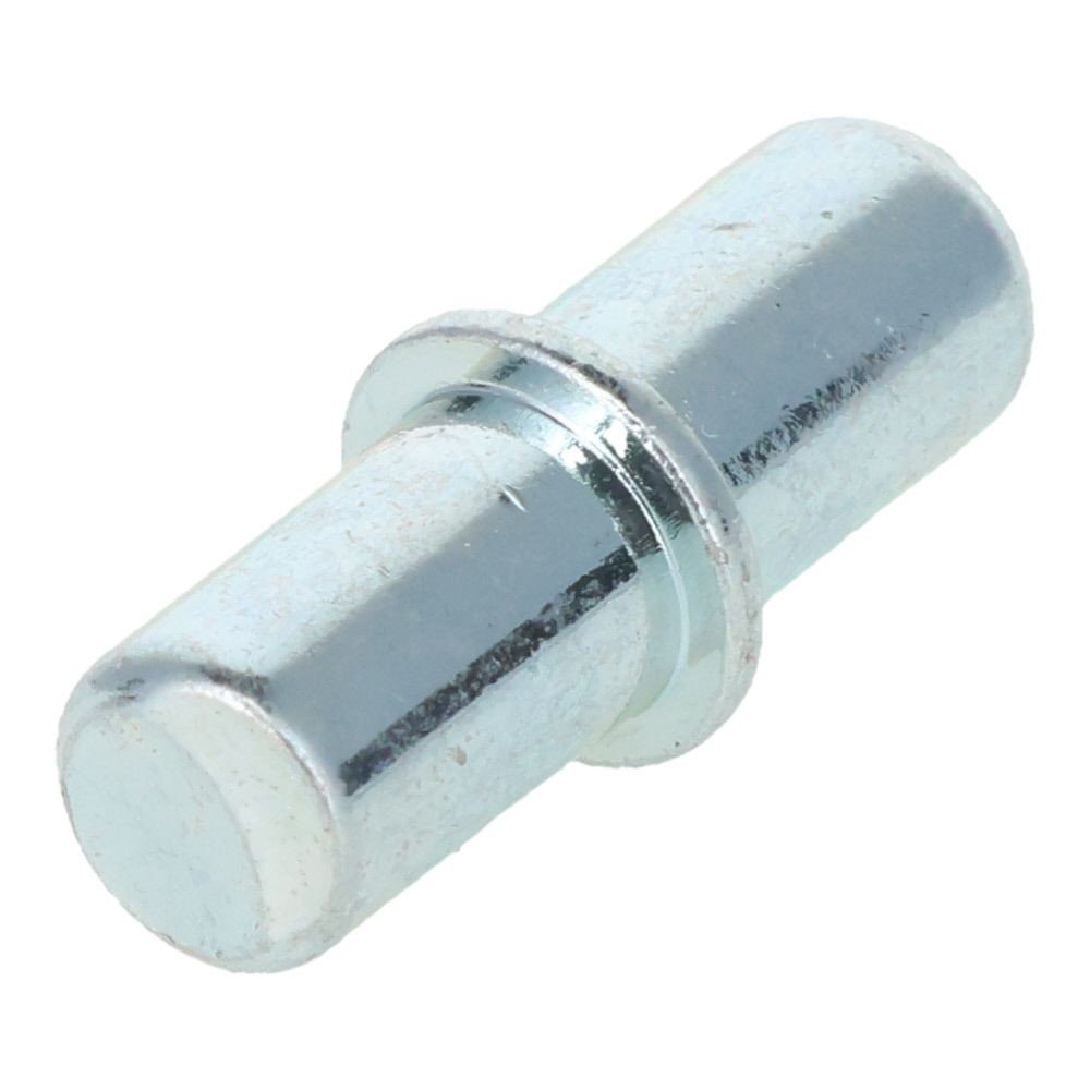アイワ金属　棚ダボ　５&phi;穴用　５&times;８ｍｍ　ＮＯ．１, シルバー, 4個入り