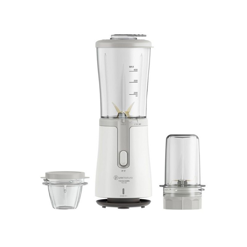 テスコム　ミル＆ミキサー　ＴＭＬ20ＢーＷ, ホワイト, 高さ300×幅100×奥行100mm