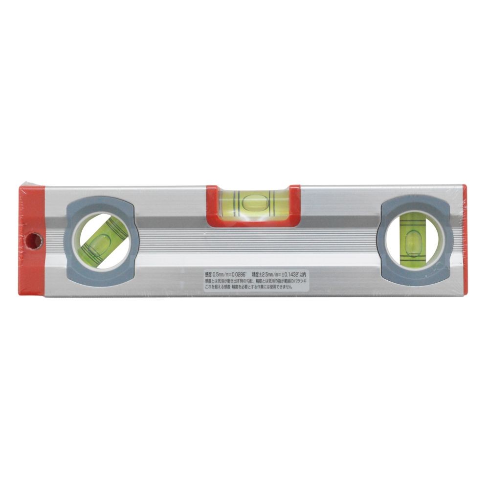 ＡＲＣ　アルミ水平器　２００ｍｍ　マグネット付, アルミ, 200mm