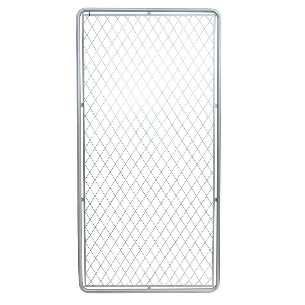 カスタムフェンス シルバー 幅９０ｃｍ×２５．４Φ, シルバー(90), 90cm