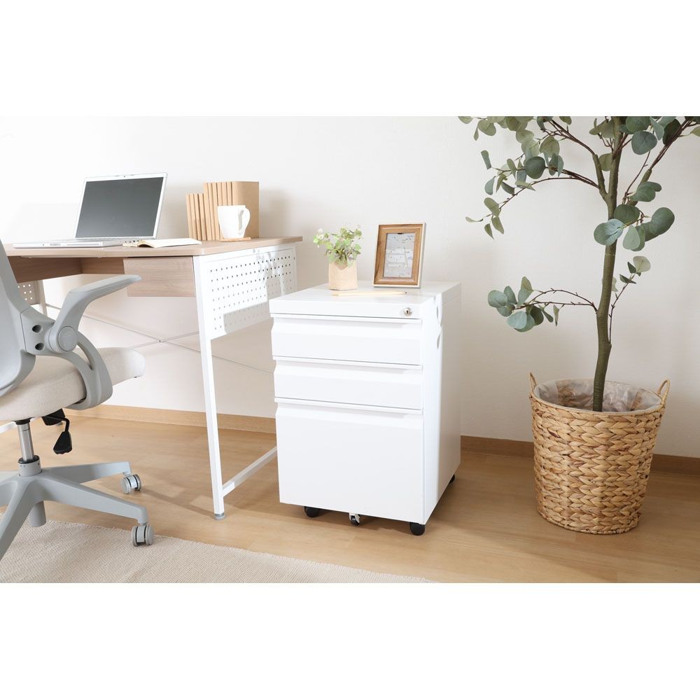 不二貿易 カプリス　インキャビネットＷＨ【メーカー直送・代引不可】, ホワイト, 幅390mm&times;奥行440mm&times;高さ600mm