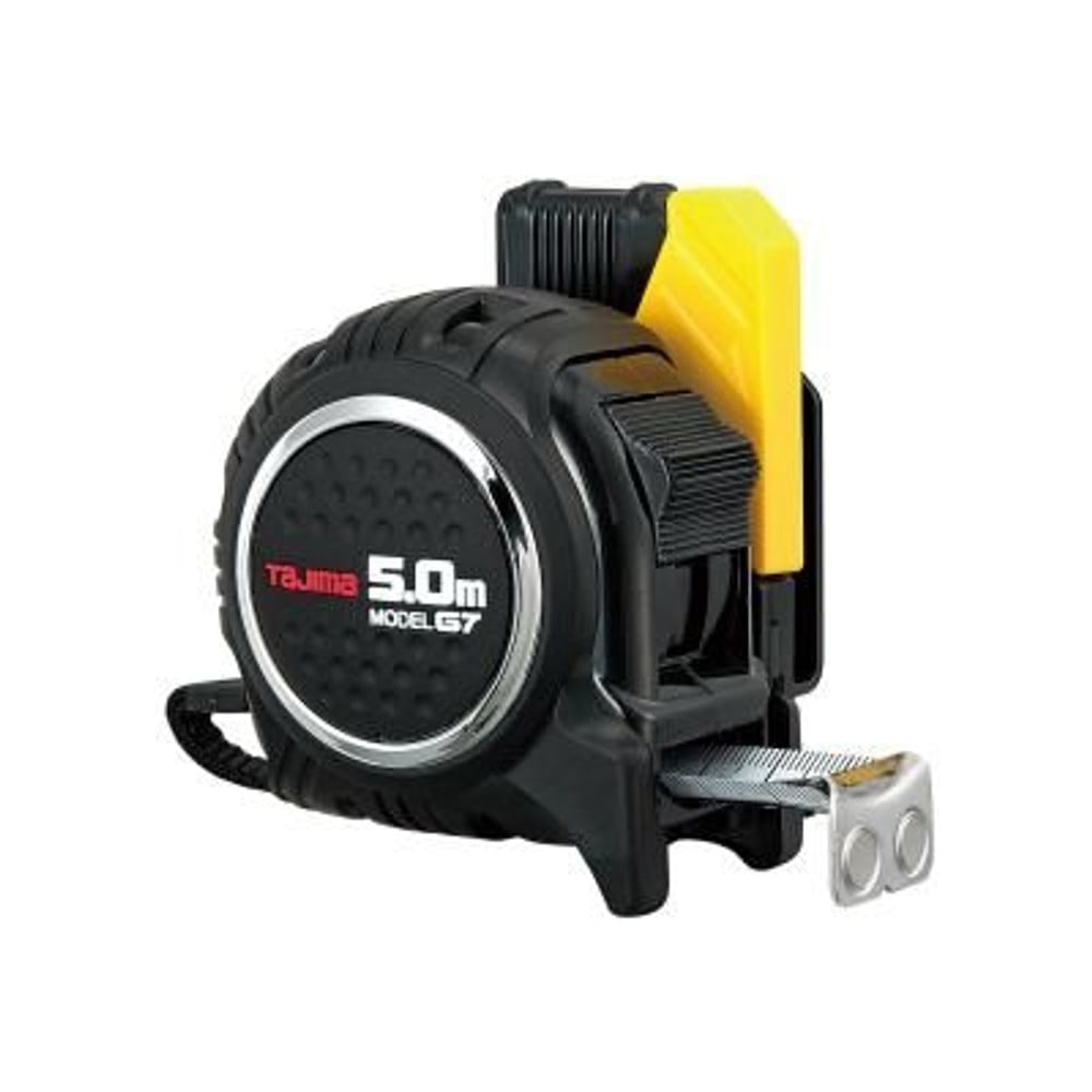 TAJIMA（タジマ）　G7 25mm幅5.0m セフマグ SFG7LM2550, ブラック, 5m