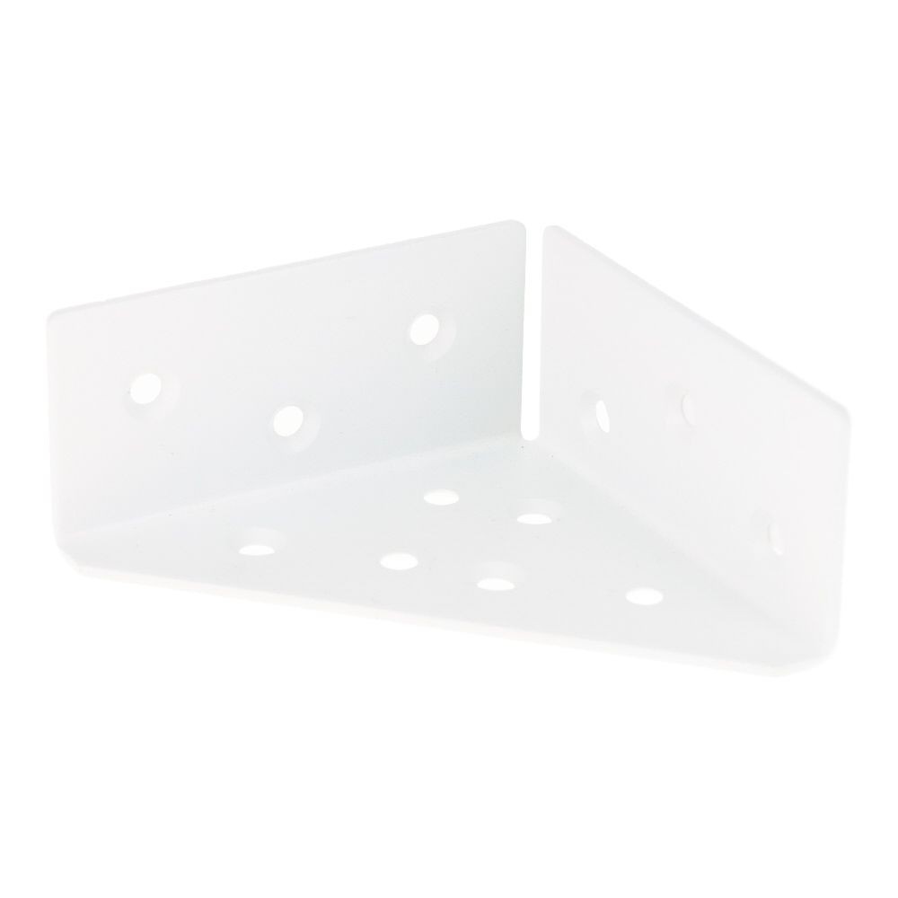 DAIDOHANT 2&times;4サポート コーナー金物 タイプ1 24-CN-WH, ホワイト, 1個入り