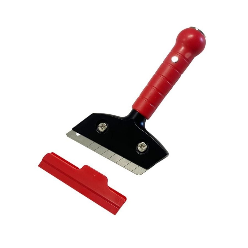 WIZ'A ウィザ 替刃式スクレイパー S WZ-RS150, レッド＋ブラック, Sサイズ