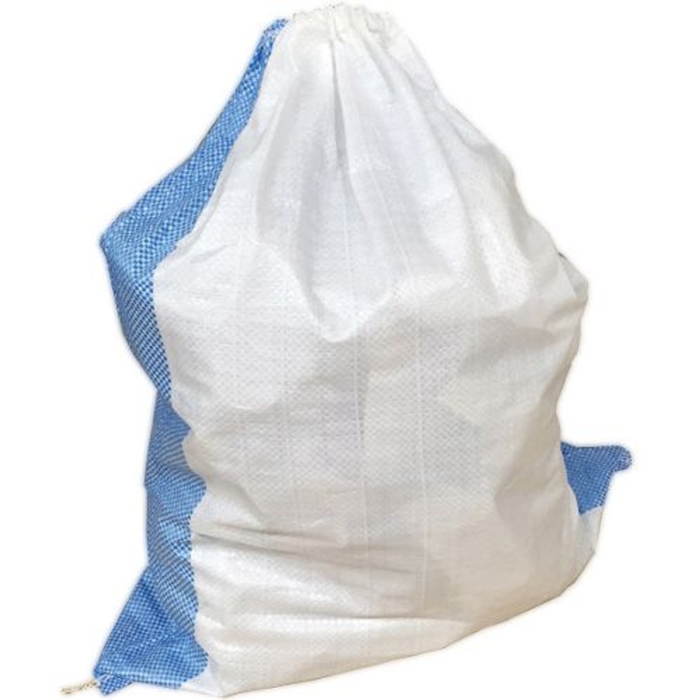 土のう袋　50枚入り &times;8個セット, 白＋青, 50枚入&times;8個セット