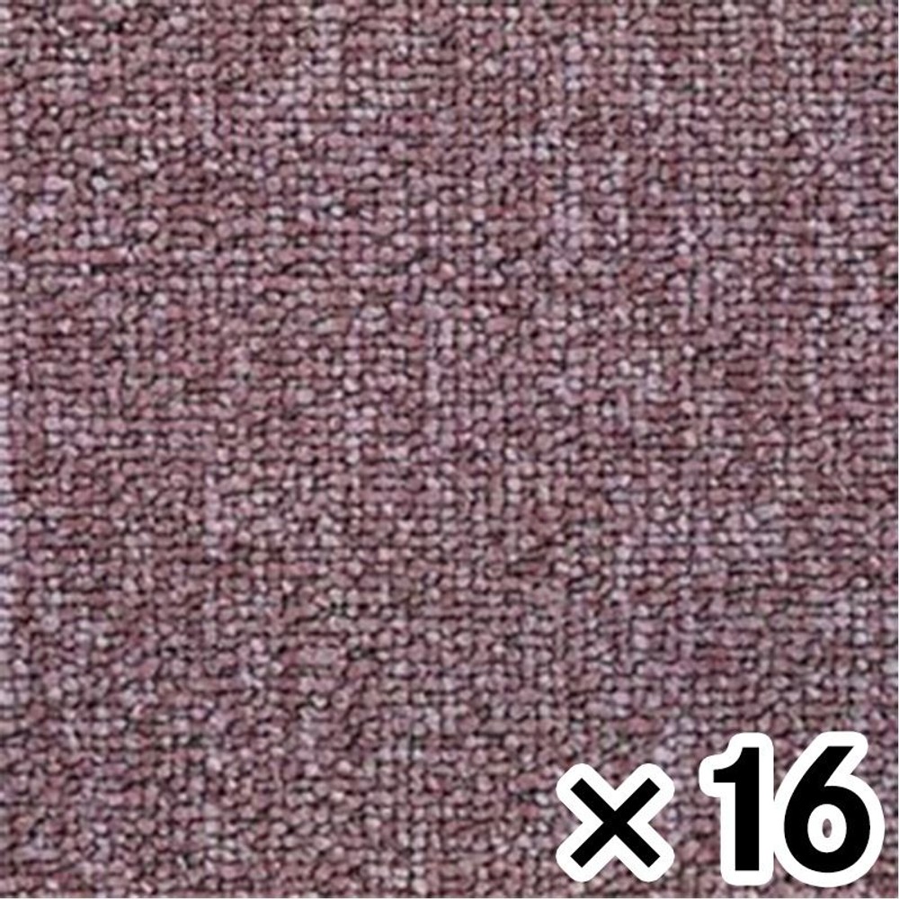 タイルカーペットＴＧ3000ーＨＣ303　ワイン &times;16枚セット, ワイン, 約50&times;50cm