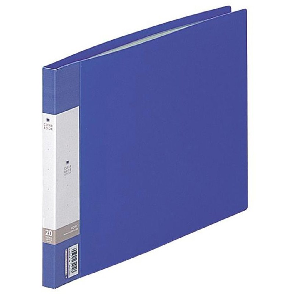 リヒト　クリヤーブックＡ4Ｅ, 青(B5), A3ヨコ