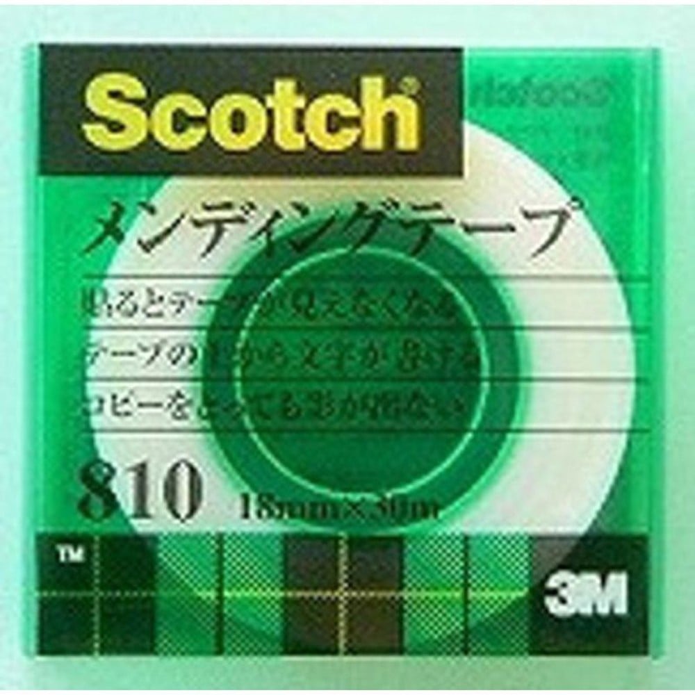 3Ｍ　メンディングテ―プ　　810-1-18C, 透明, 18mm&times;30m