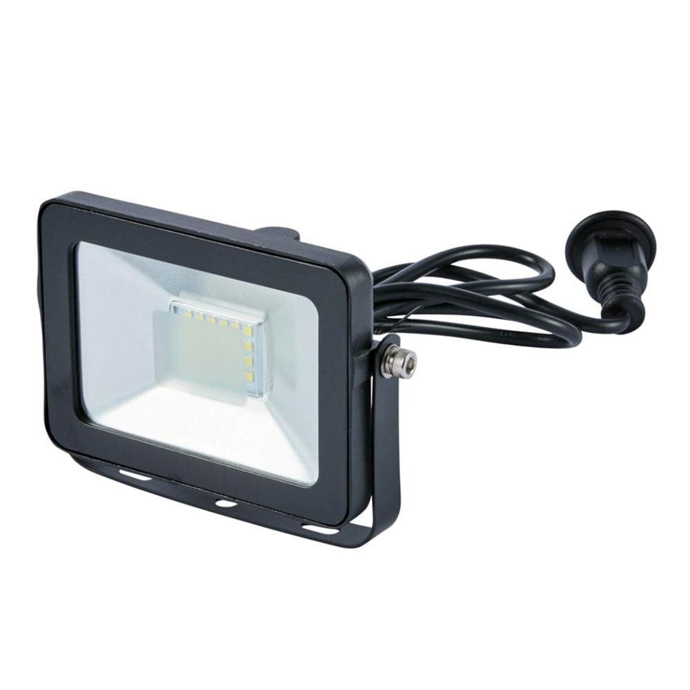 LEDフラット投光器, ブラック, 10W