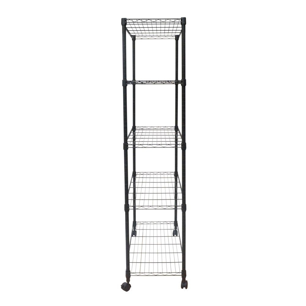 【数量限定】ルミナスノワールフリーラック5段, ヴィンテージ（60cm幅）, 60cm幅