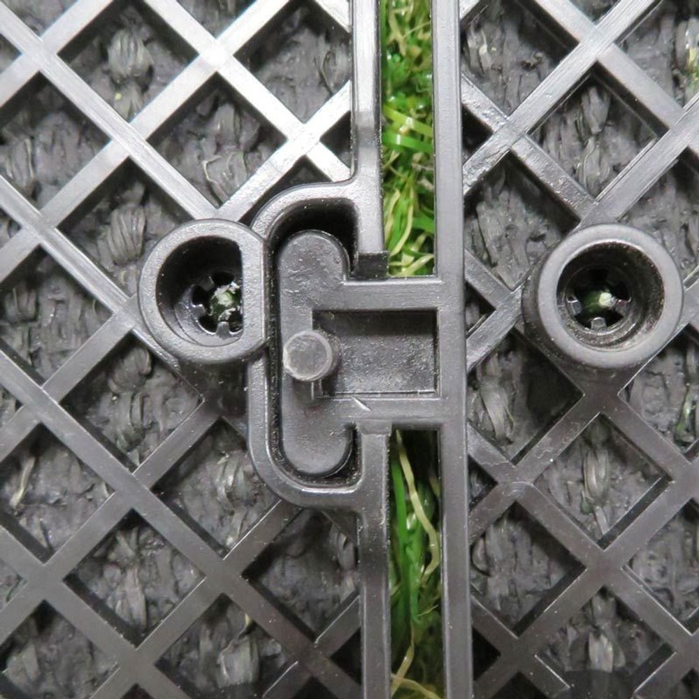 ジョイント式グリーンターフパネル &times;6枚セット, グリーン, 6個セット