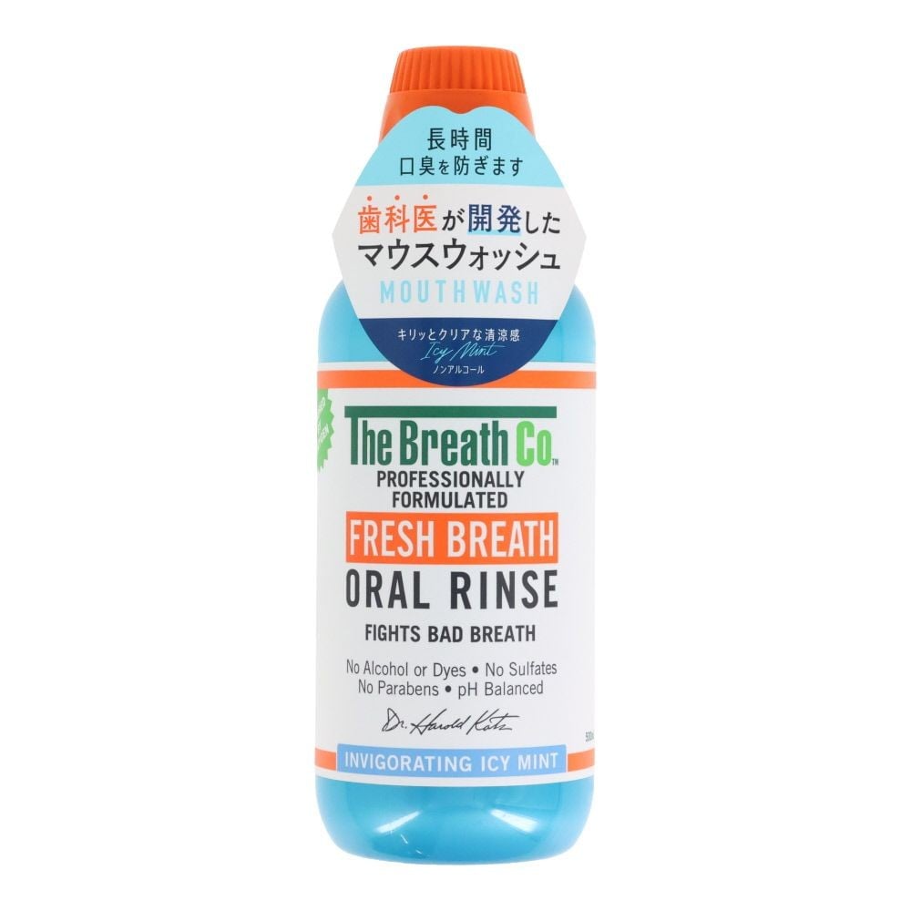 ザ・ブレスコ（The Breath Co.）　オーラルリンス　アイシーミント　５００ｍｌ, アイシーミント, 500ml