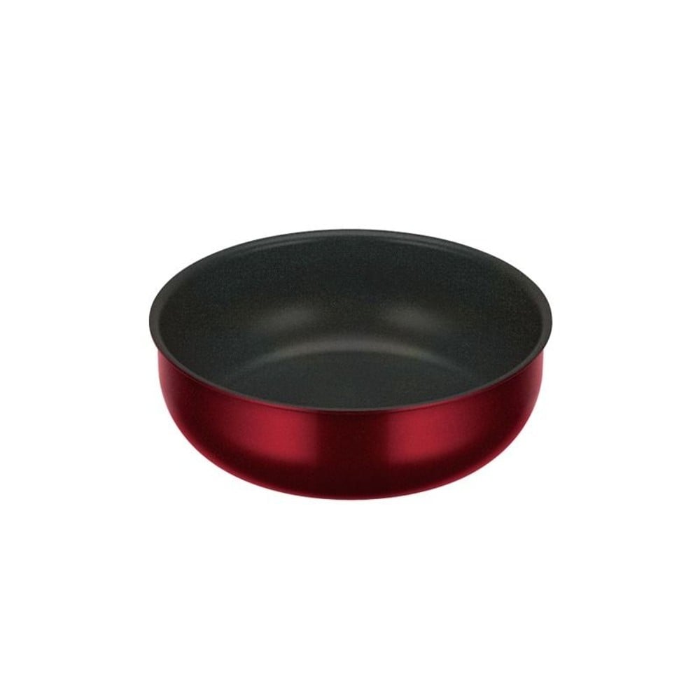 サーモス　ＩＨ着脱式炒め鍋 ＫＶＤー０２４Ｄ ＤＲ, ディープレッド, 24cm深型