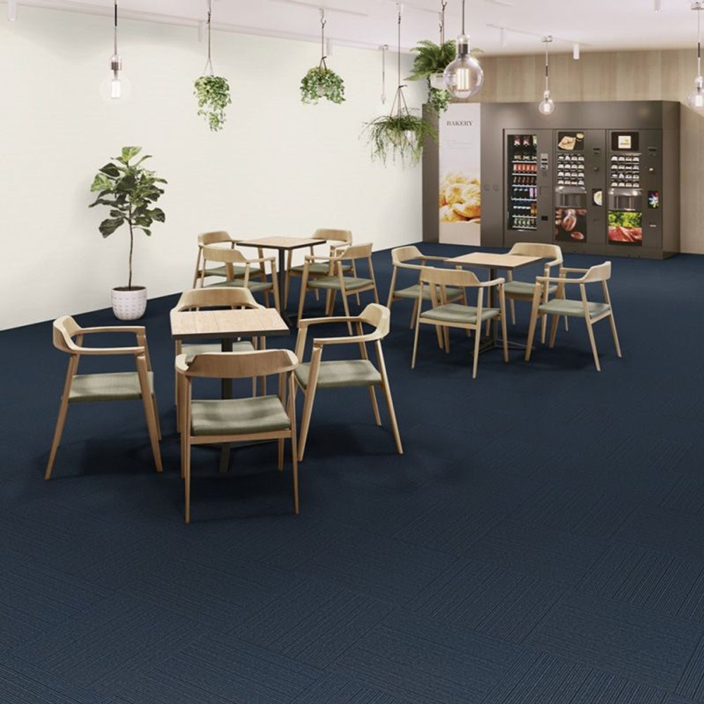 タイルカーペットＴＧ5000ーＨＣ502　ブルー &times;16枚セット, ブルー, 約40&times;40cm