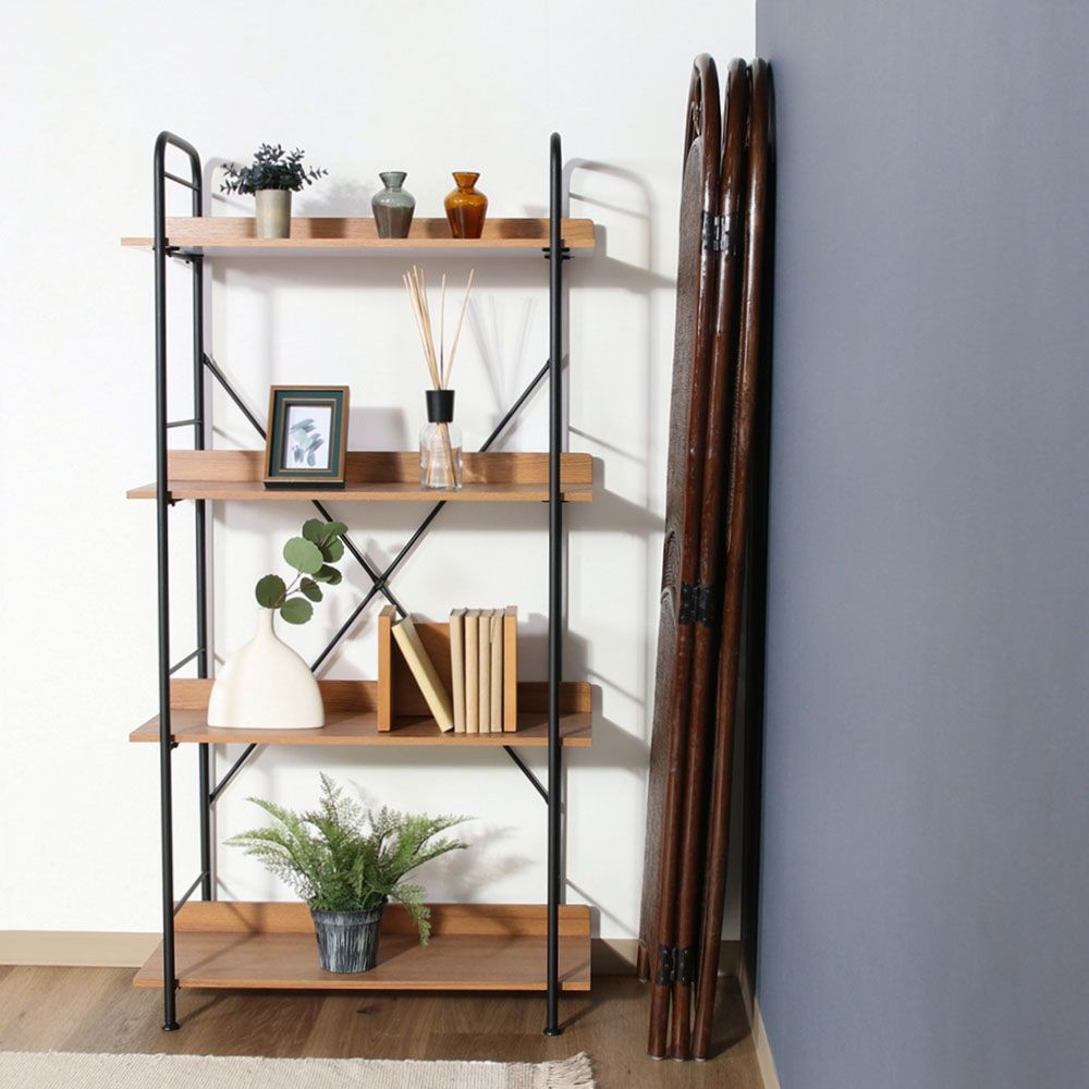 不二貿易 ラタン　スクリーン　３連　ＢＲ【メーカー直送・代引不可】, ブラウン, 幅1030mm&times;奥行270mm&times;高さ1500mm