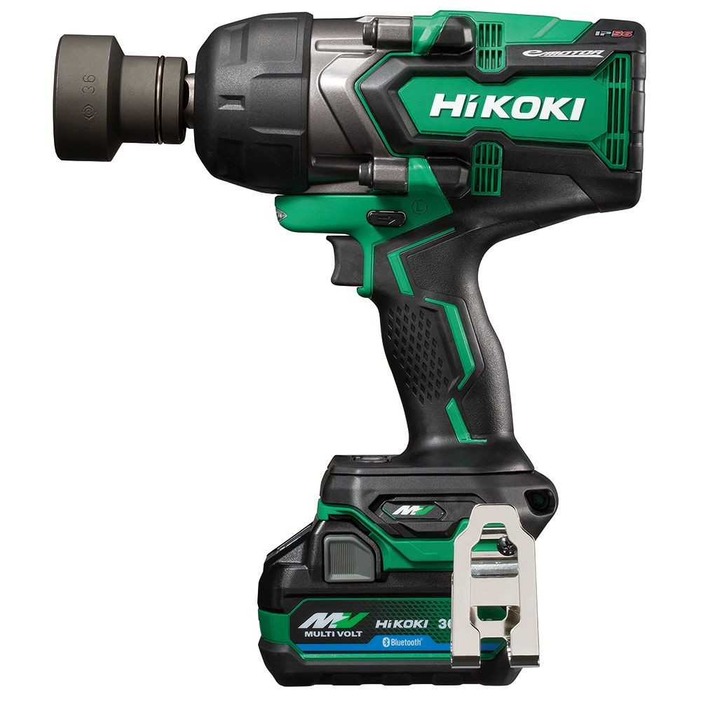 ハイコーキ　HIKOKI ３６Ｖインパクトレンチ（蓄電池２個、充電器付き） WR36DF (2XPSZ), グリーン, WR36DF (2XPSZ)