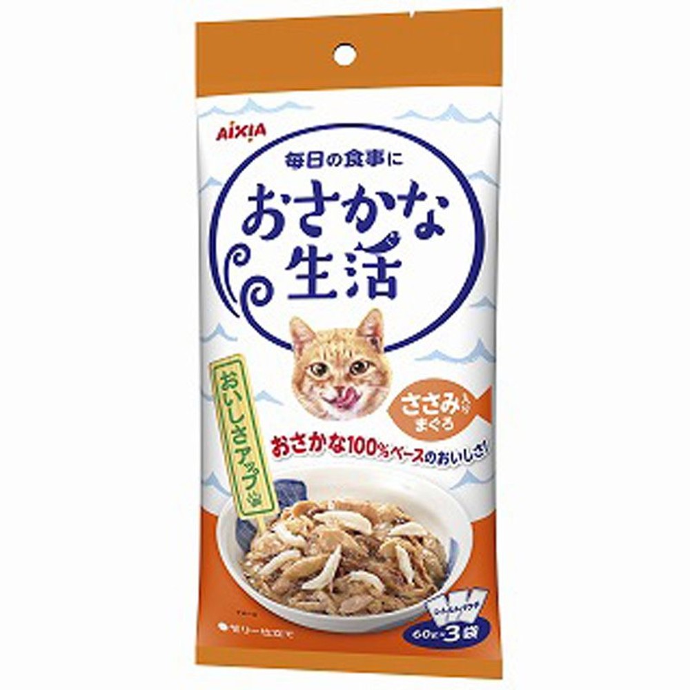 アイシア　おさかな生活　ささみ入りまぐろ　180ｇ, その他カラー１, その他サイズ１