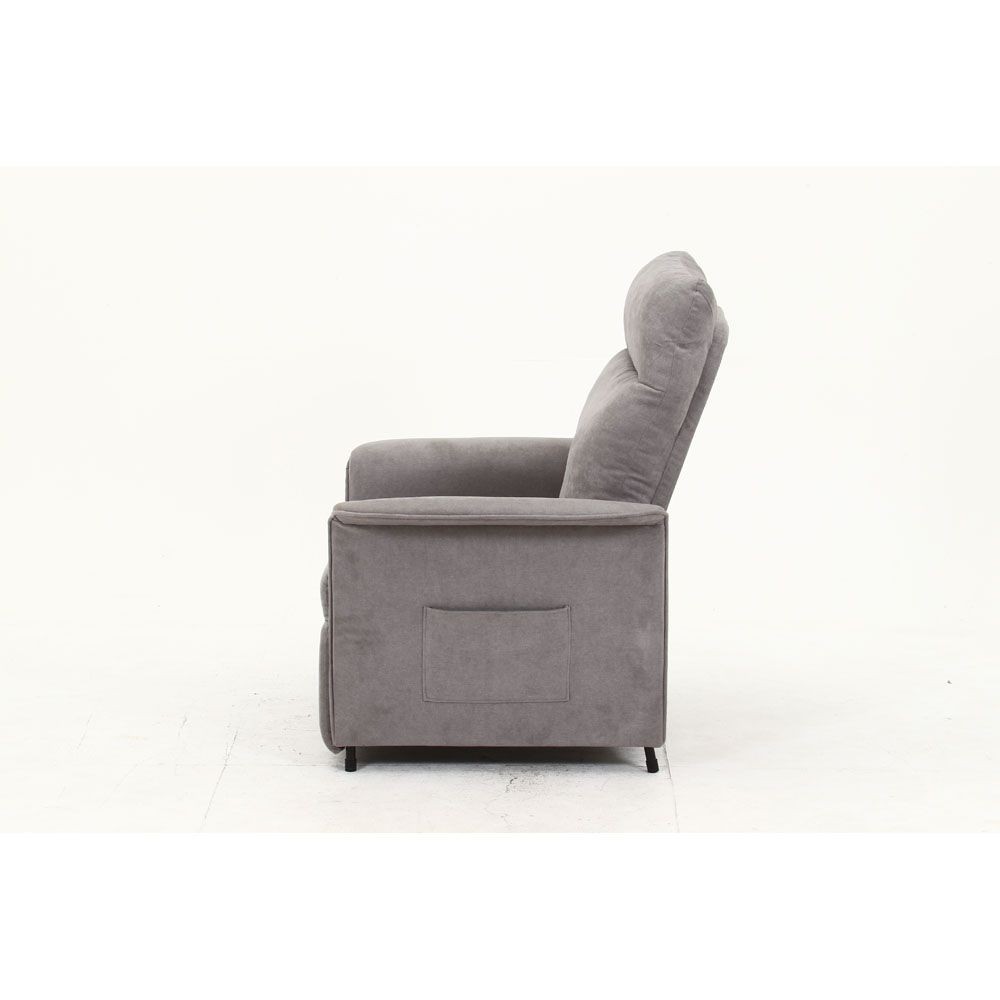 不二貿易 電動リクライナー　ＳＩＭＰＬＥ　１Ｐ　ＦＢ１０２　ＧＹ【メーカー直送・代引不可】, グレー, 幅770mm&times;奥行820mm&times;高さ1040mm