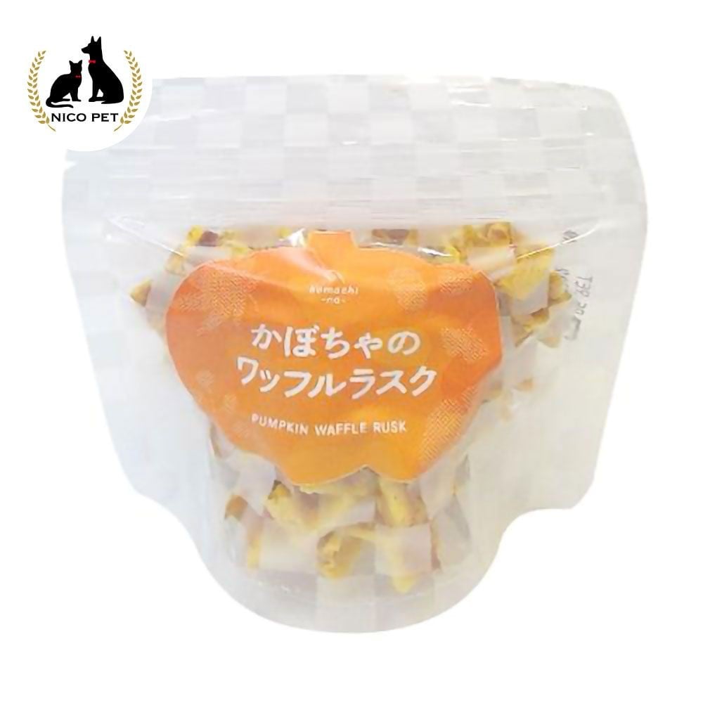 コマチナ　かぼちゃのワッフルラスク 20g, かぼちゃ, 20g