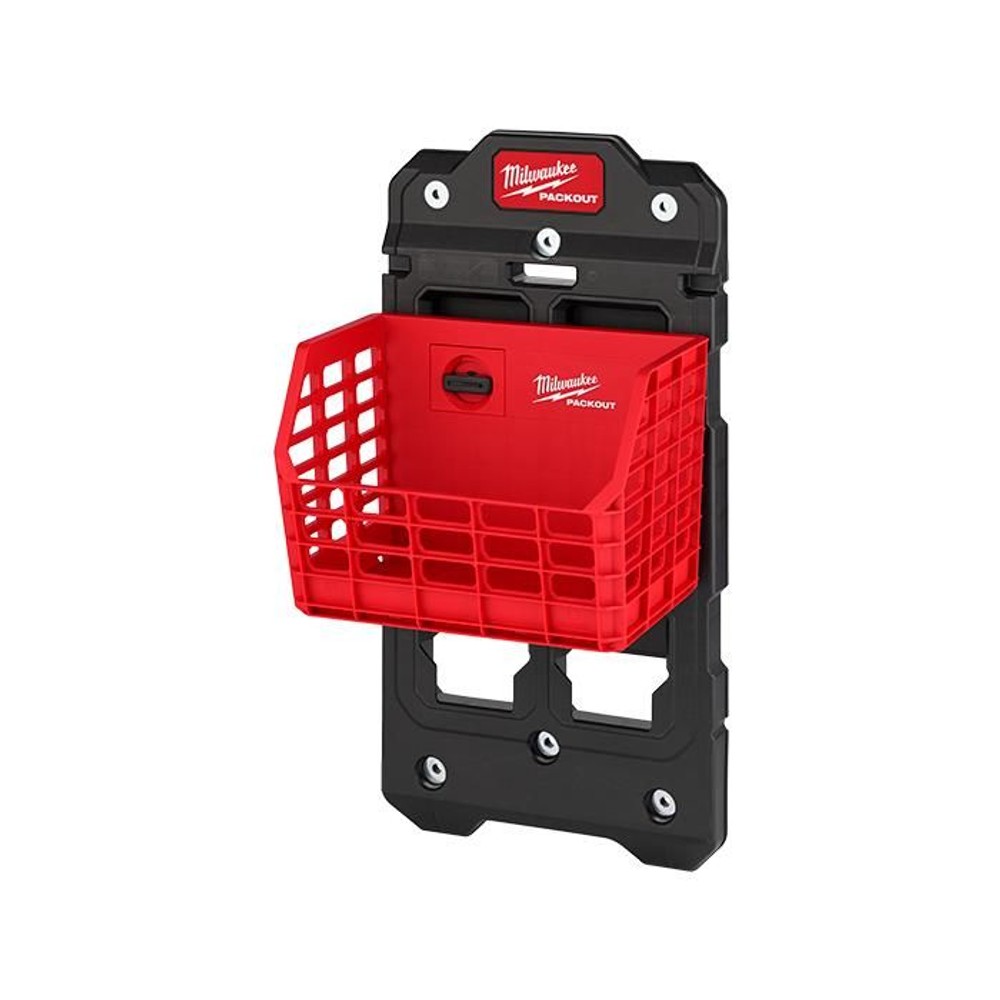 milwaukee PACKOUT コンパクトウォールバスケット  48-22-8342, レッド, 48-22-8342