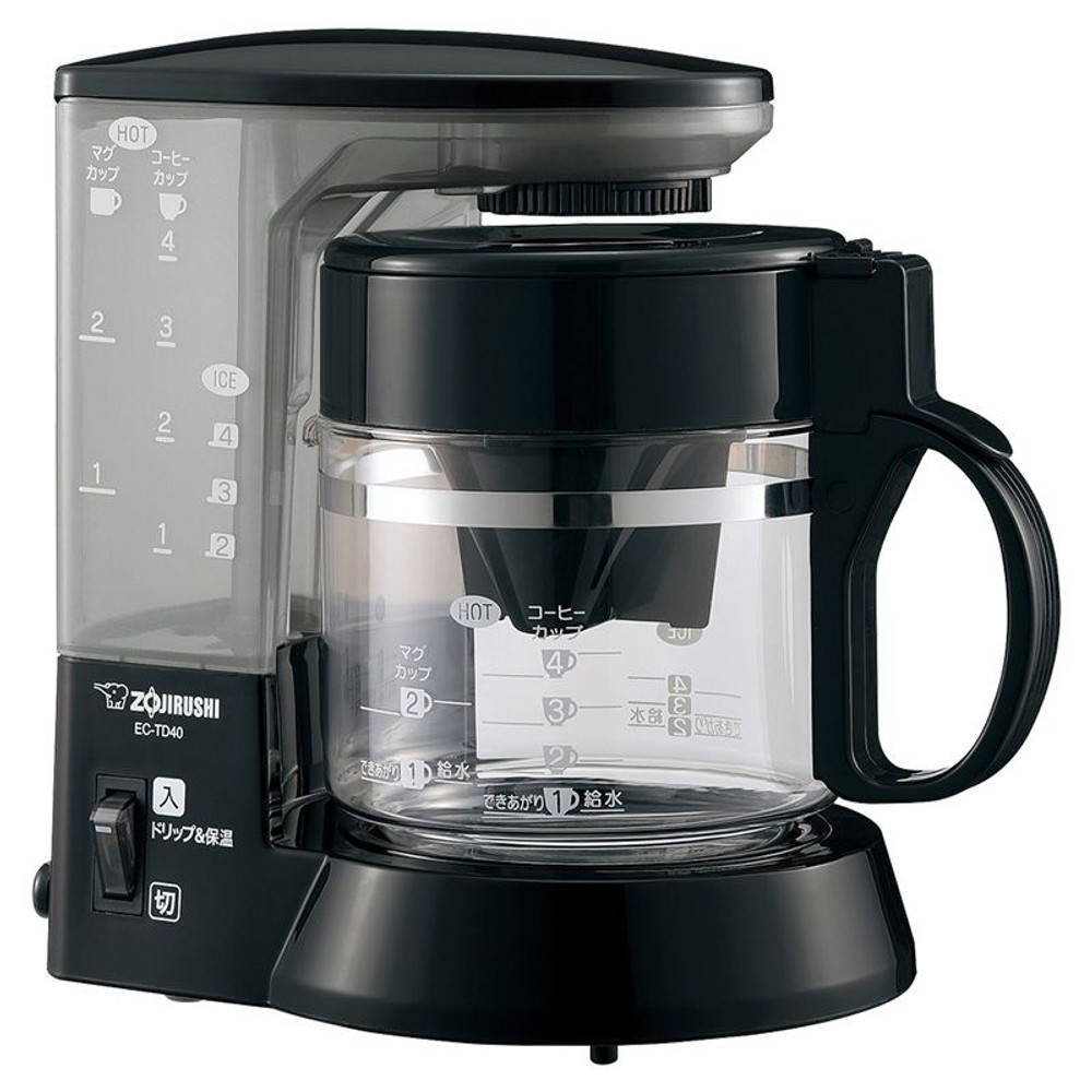 象印マホービン コーヒーメーカー(珈琲通） EC-TD40 BA　ブラック, ブラック, 540ml