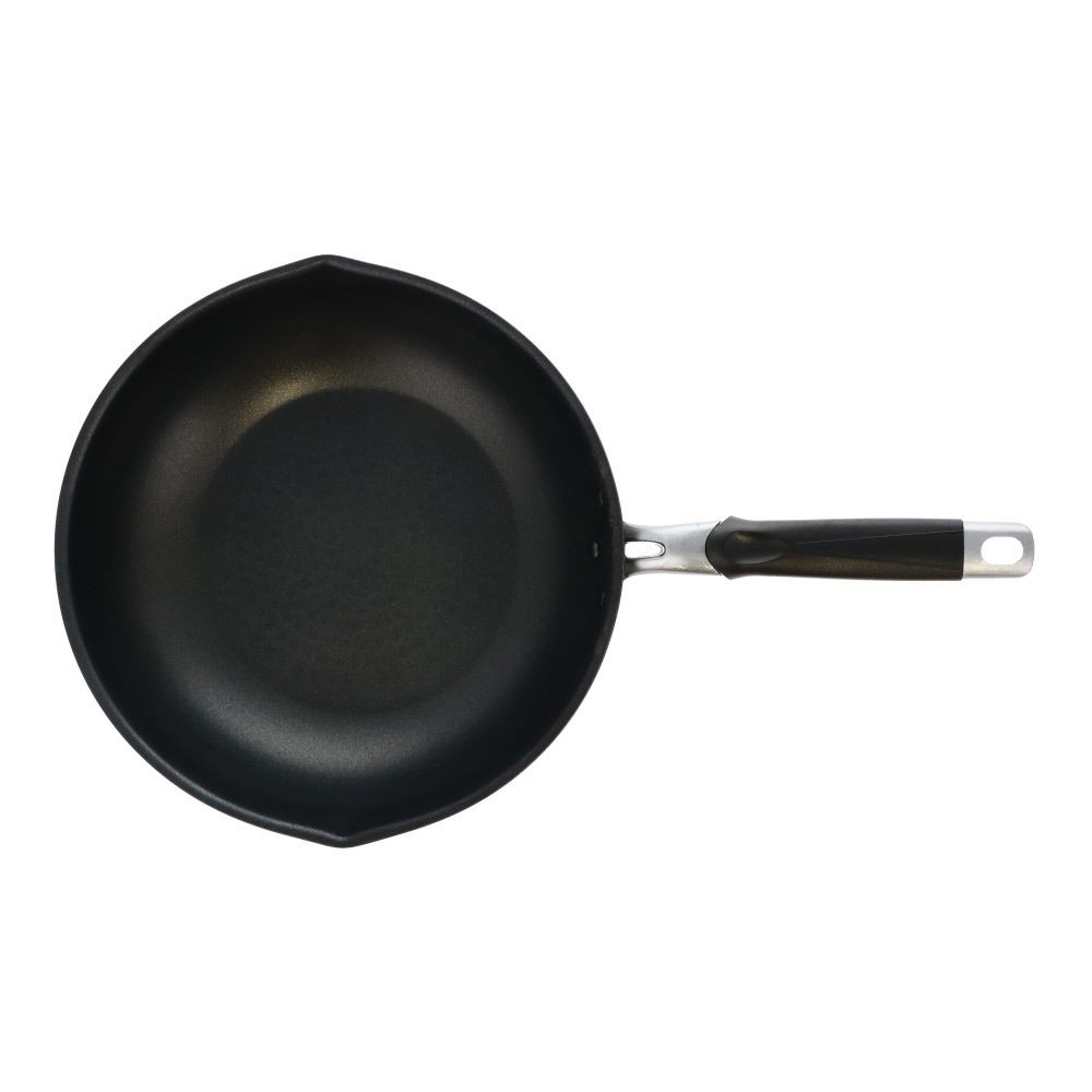 焦げ付きにくいＩＨいため鍋　２８ｃｍ, ブラック, 28cm