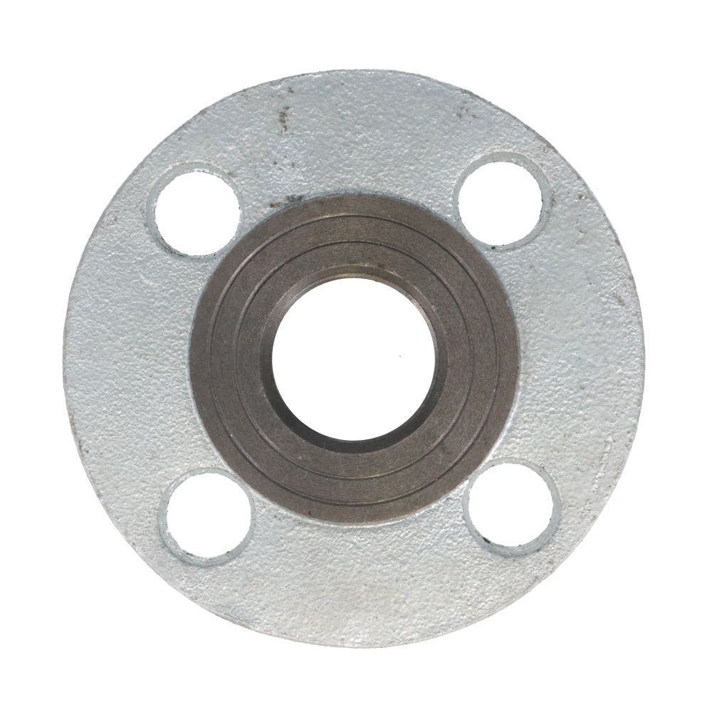 白ネジ込み式フランジ　３２ー１０Ｋ, シルバー, 32A