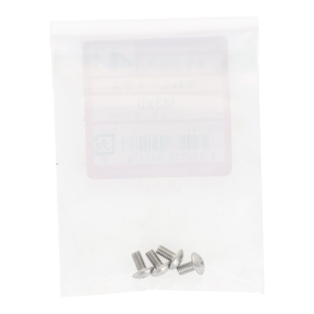 ＯＨＳＡＴＯ　ステン　コネジ　トラス　Ｍ３&times;６, ステンレス, 4本入り