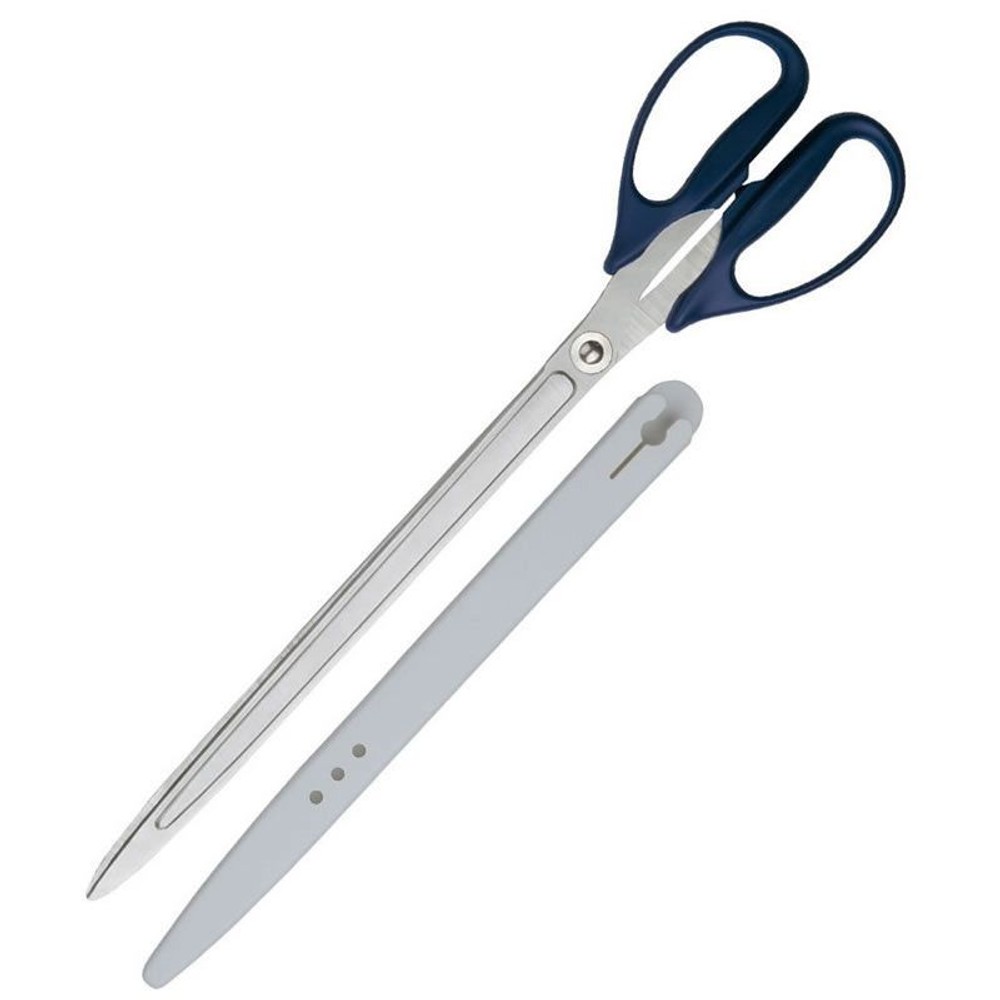プラス　フィットカットハサミ　スクラップ, ネイビー, 350mm