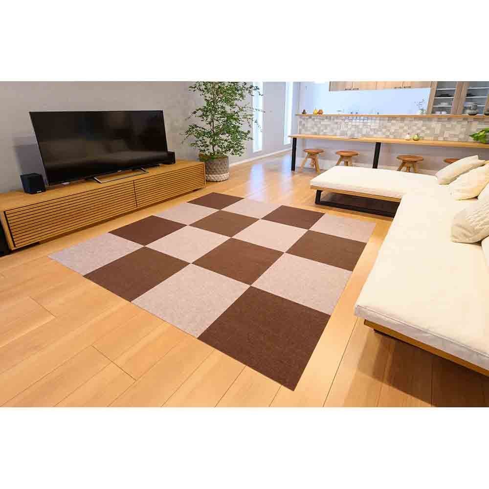 吸着ぴたマット  4P  幅45cm  ×10個セット, グリーン, 幅45cm×10P