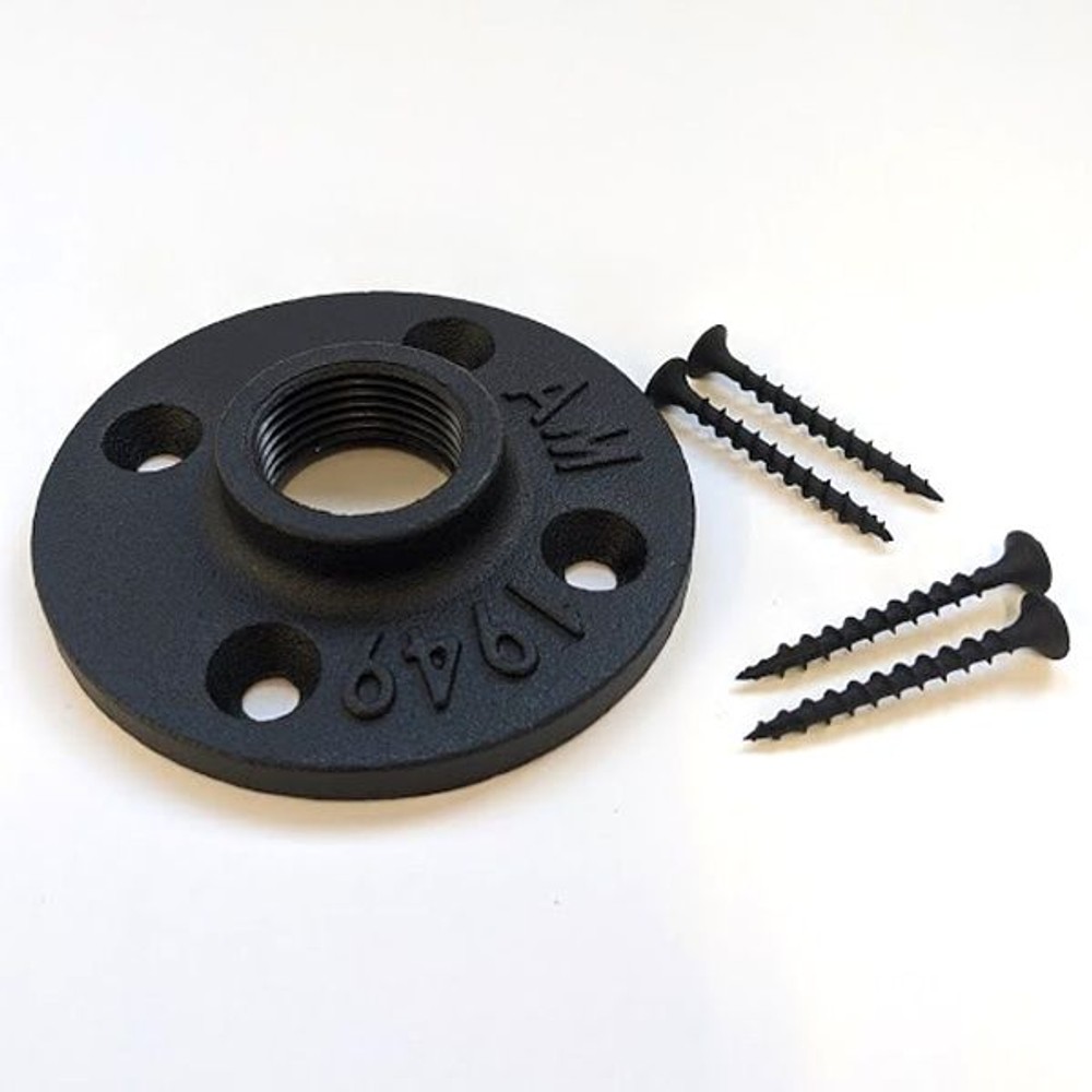 ＤＩＹパイプ黒　フランジ, その他カラー１, その他サイズ１