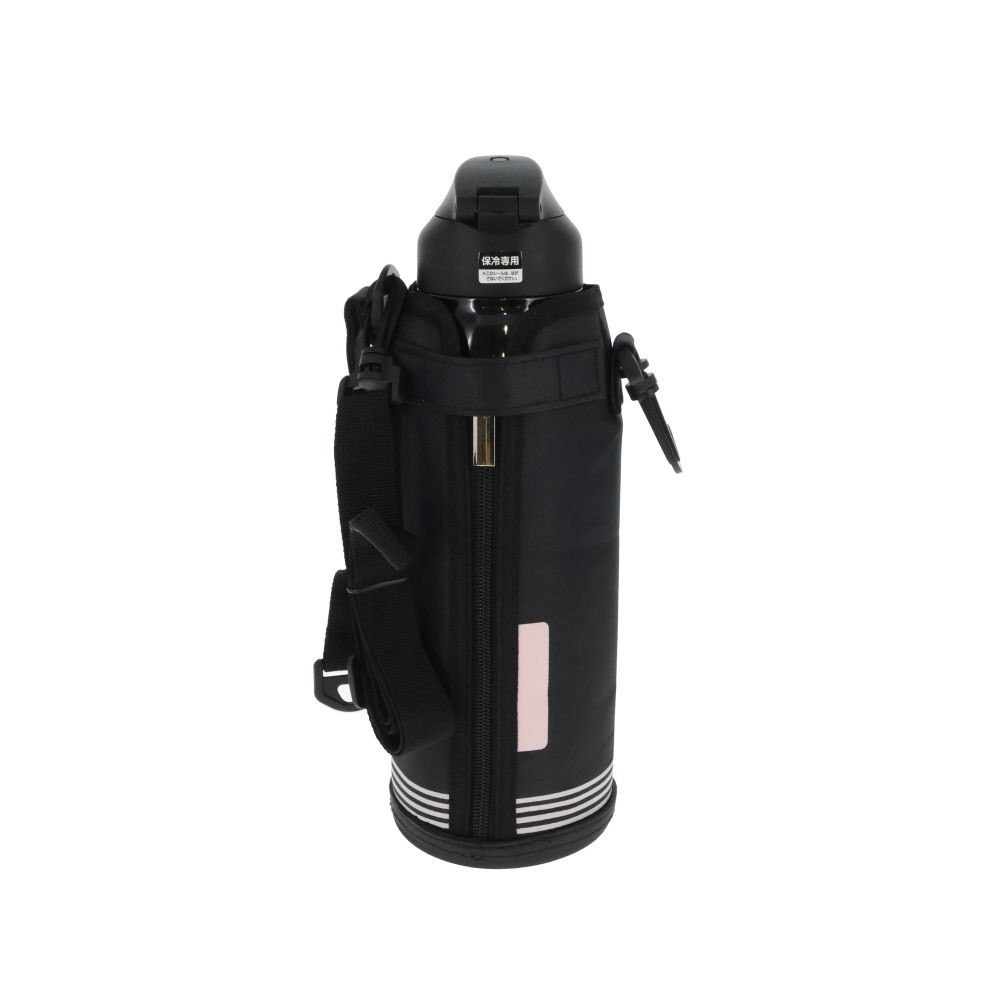 WIZ'A ウィザ　ワンタッチ栓ダイレクトボトル　ポーチ付き　１．５L, ブラック, 1.5L