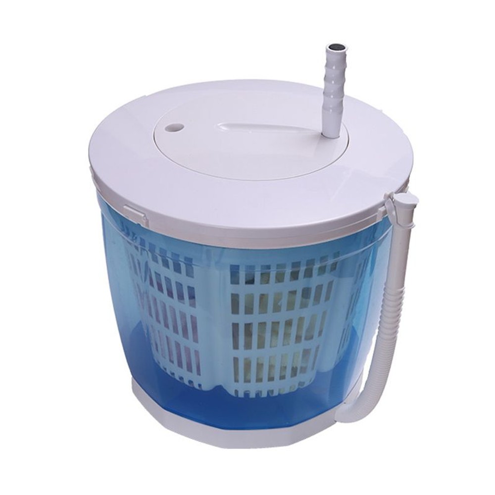 WIZ&rsquo;A ウィザ どこでも使えるグルグル洗濯機, ホワイト／ブルー, 約幅340&times;奥行340&times;高さ343mm