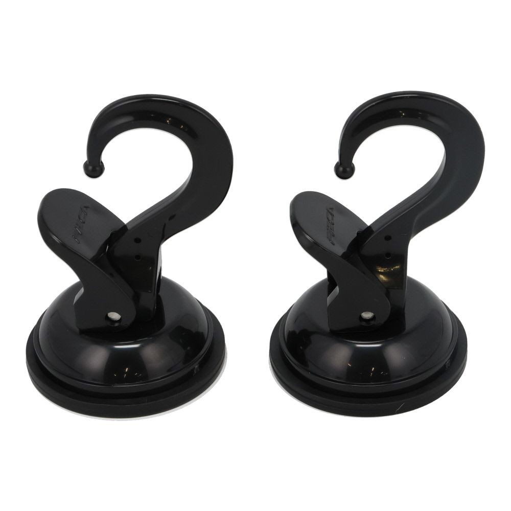 すだれ・オーニング用　吸盤フック　2P, ブラック, -